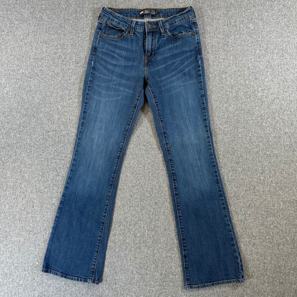 Levi's Jeans Womens 6/28 Demi Curve Classic Bootcut Blue Stretch Denim